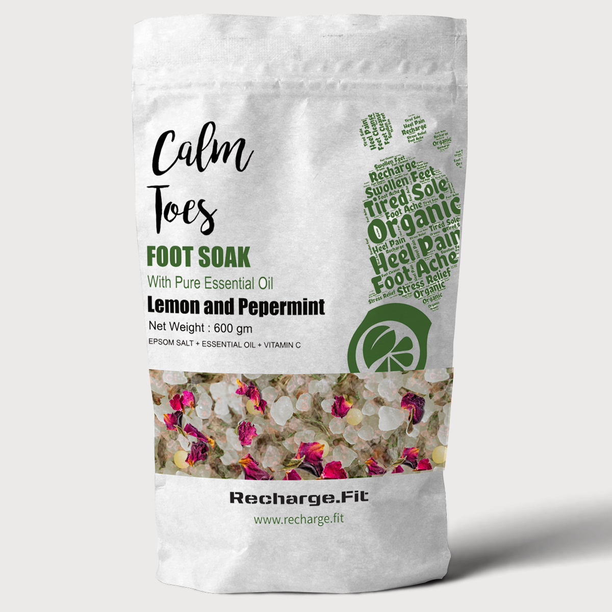 Calm Toes detox foot soak